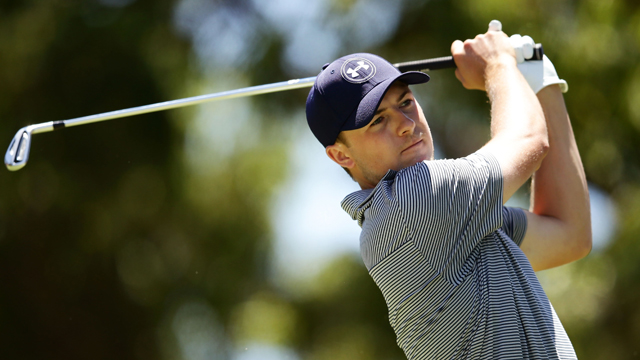 Jordan Spieth moves into share of Australian Open lead after three rounds