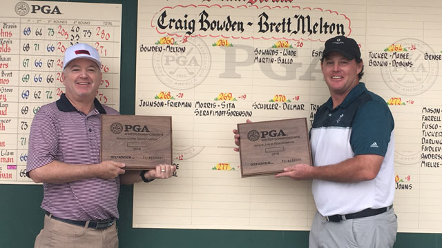 Craig Bowden, Brett Melton win the PGA Senior-Junior Team Championship