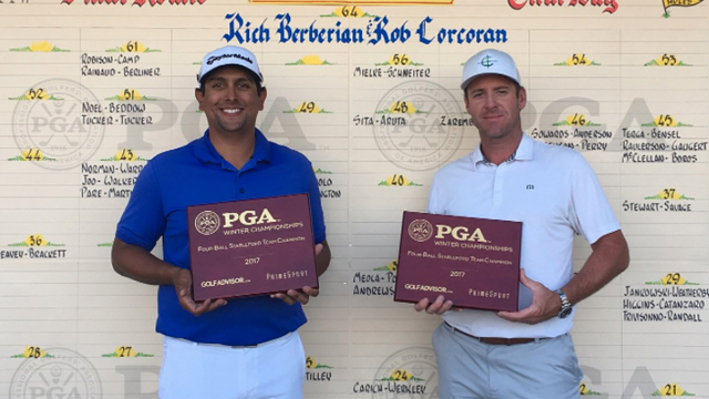 Rich Berberian Jr.-Rob Corcoran hold on to win inaugural PGA Four-Ball Stableford Team Championship