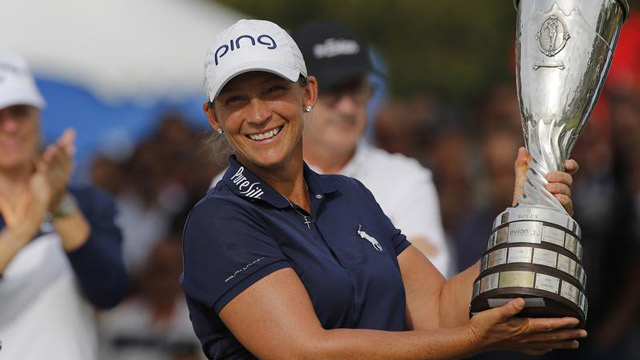 Angela Stanford captures first major title at Evian Championship