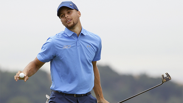 Stephen Curry misses cut with 74, impresses golf's best
