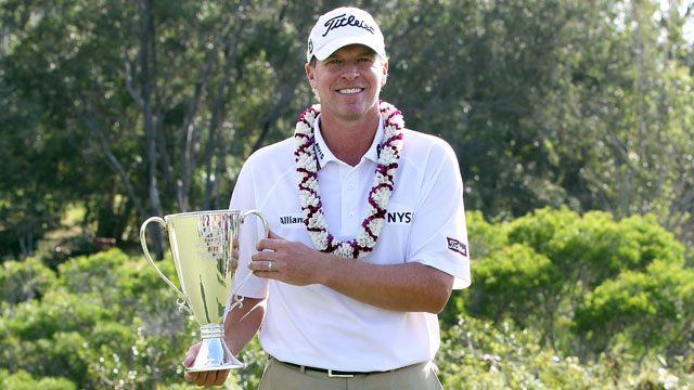 Stricker opens year with first win in Hyundai Tournament of Champions