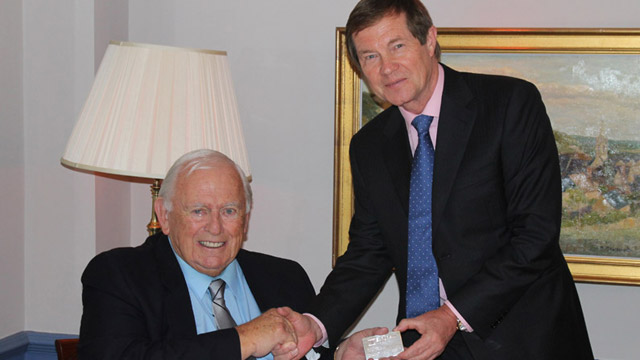 Thomas, Ryder Cup player and architect, honored by European Tour