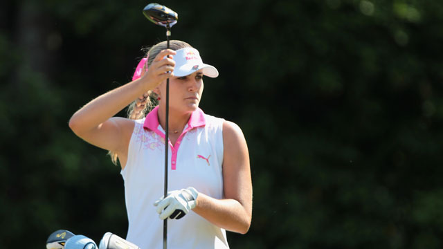 Teen star Thompson tied with Kim for lead after 54 holes at Avnet Classic