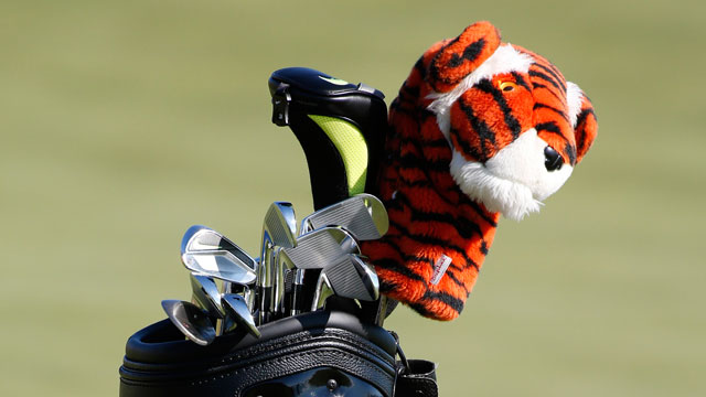 See Tiger Woods' new TaylorMade clubs at PGA Merchandise Show