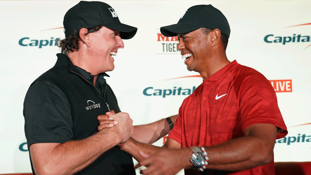 Phil Mickelson beats Tiger Woods in The Match on 22nd hole