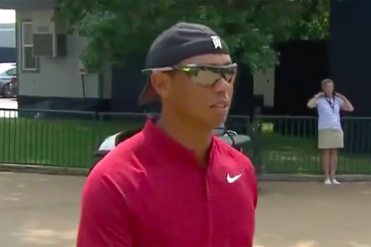 Tiger Woods arrived at Bellerive today like a 14-time major champion