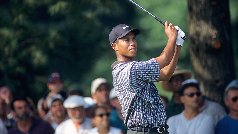 Tiger Woods plays the PGA Championship for the first time.