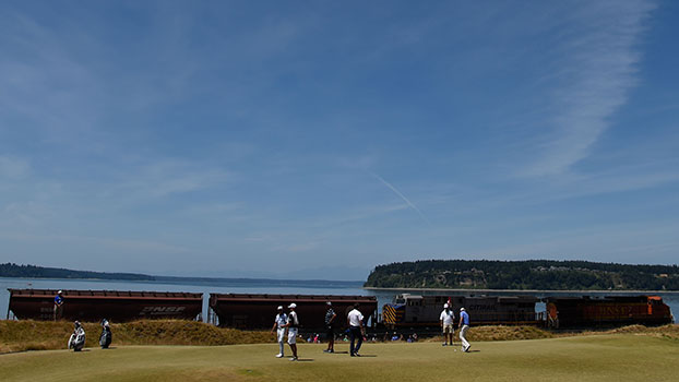 Chambers Bay's trains add to the sights, sounds of U.S. Open