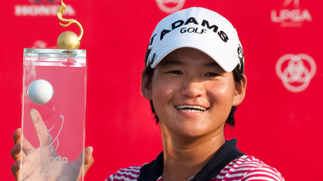 Tseng runs winning streak to three in a row, topping Wie by five in Thailand