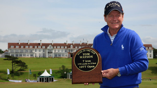Watson unveils plaque at Turnberry in advance of Senior British Open