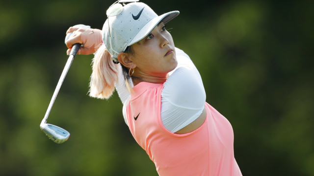 Michelle Wie, Jessica Korda overcome typhoon conditions to help US to early lead at UL International Crown