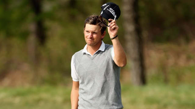 Wiesberger ties own course record, opens up five-shot lead at Ballantine's