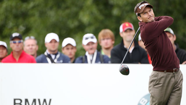 Wilson, feeling at home, ties Rose for 36-hole lead at BMW Championship