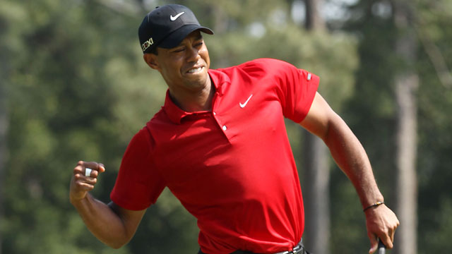 Woods becomes 'that Tiger' again, but can't sustain it quite long enough
