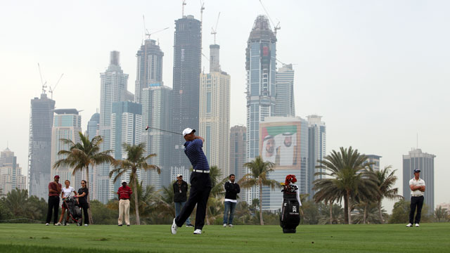 Game on upswing despite rough start, says Woods as he prepares in Dubai