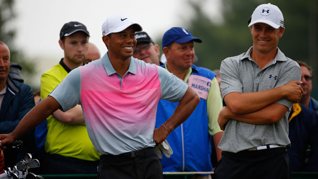 Jordan Spieth uses comparisons to Tiger Woods to stay grounded