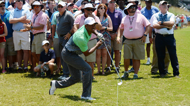 Tiger Woods happy with driver, not with iron play, at Players C'ship