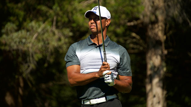 Tiger Woods contending at Quicken Loans after second-round 66