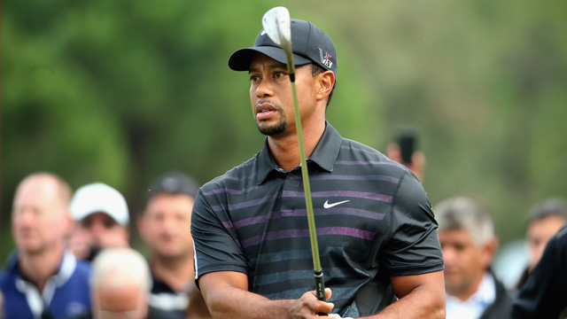 Tiger Woods' first round at Turkish Airlines Open delayed by big storm