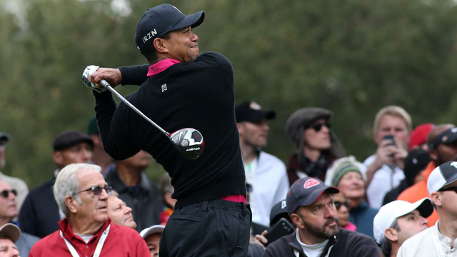 Tiger Woods leads World Challenge after tying Sherwood course record