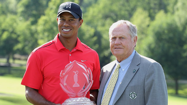 Woods 'better get with it' in quest to break his major record, says Nicklaus
